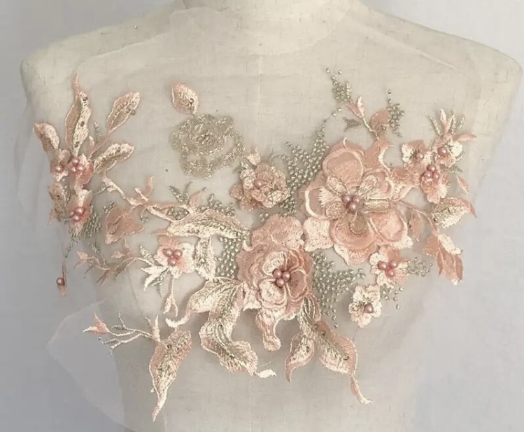 Julie Sew-On Appliqué Patches (Various Colours, 35cm x 27cm) - 1