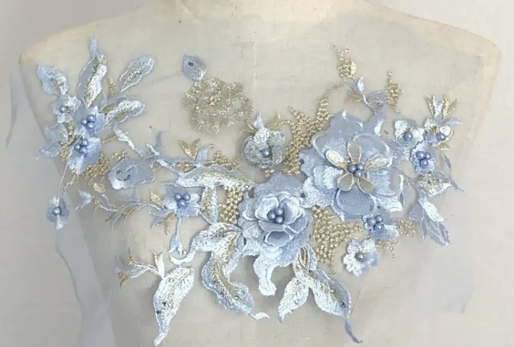 Julie Sew-On Appliqué Patches (Various Colours, 35cm x 27cm) - 3