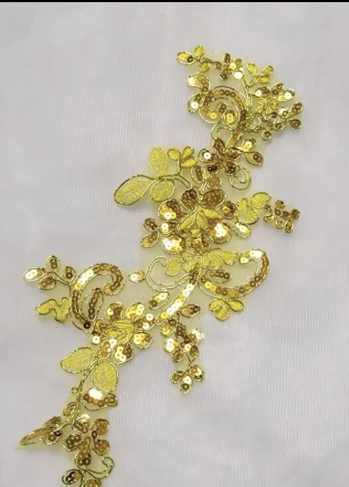 Sequin Appliqué Patch (11" x 5")