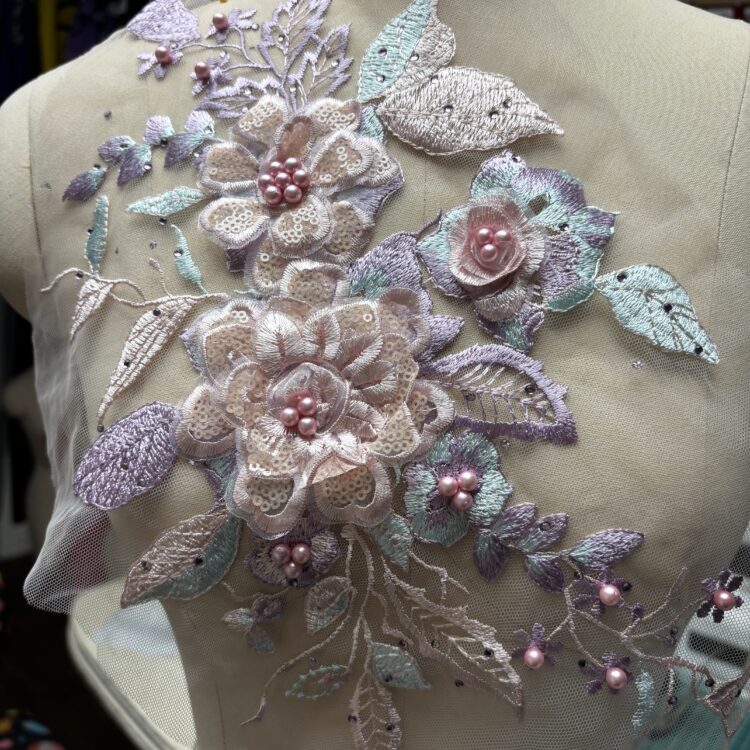 Julie Sew-On Appliqué Patches (Various Colours, 35cm x 27cm) - 2