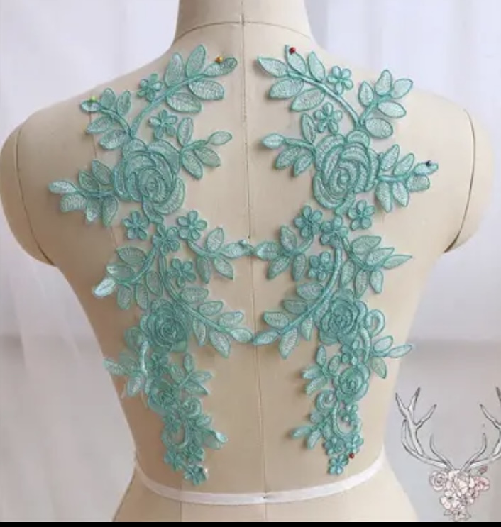 Appliqué Sew-On Patch (14cm x 35cm, Sold as a Single)