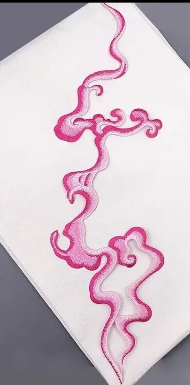 River Adhesive Backed Appliqué - Hot Pink