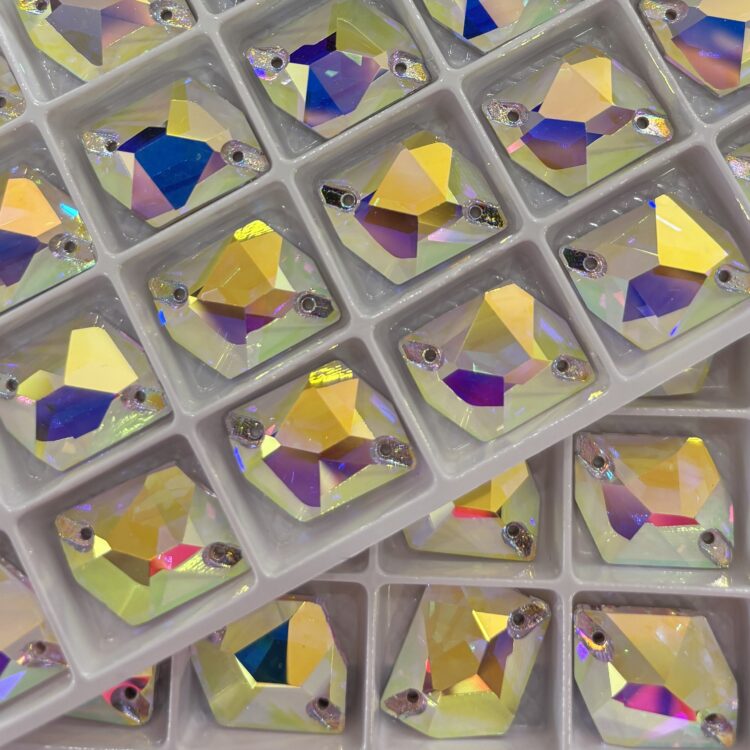 Cosmic Flat Backs Non-Hotfix - AB 13x17mm