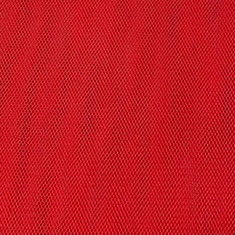 3 meter wide Italian net (contains Formaldehyde) Rosso - Red - 40 Denier
