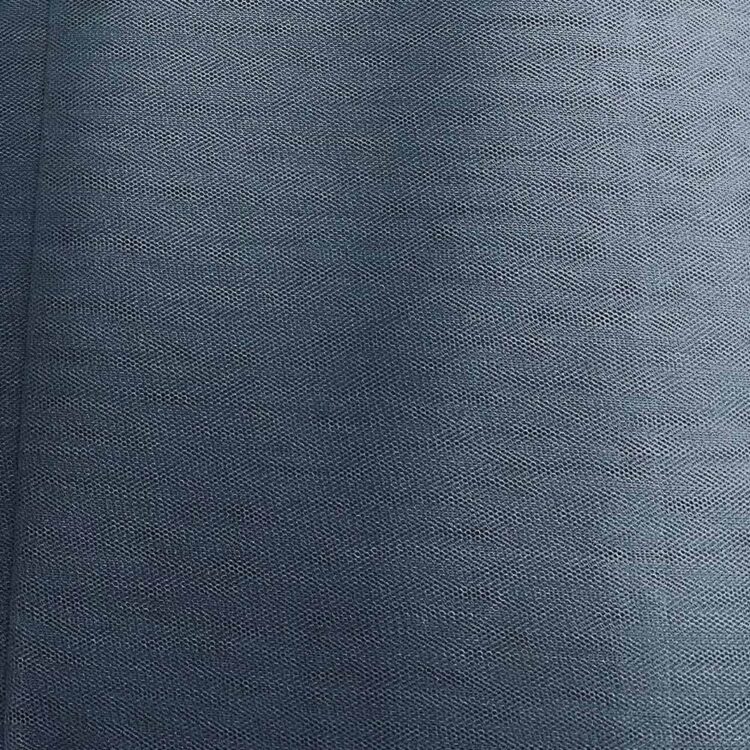 29 gsm Stiff Tutu Net contains Formaldehyde 1.5 meters wide - Dark grey, 1 Meter