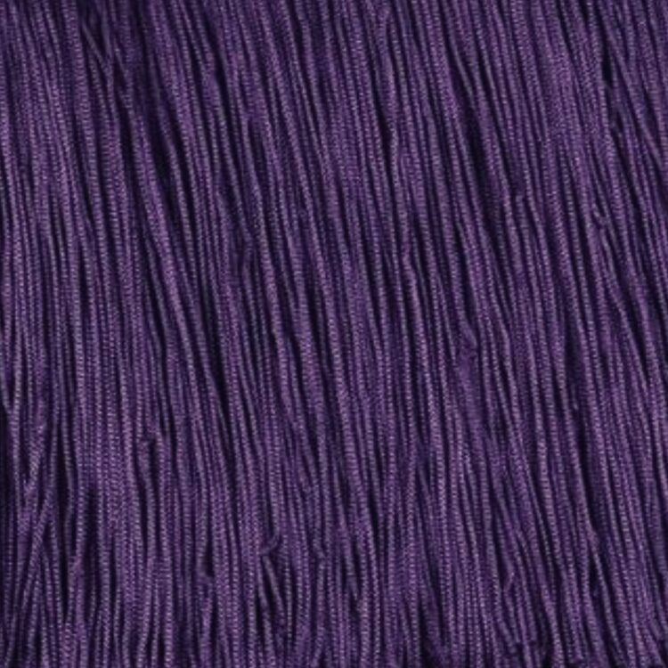 Stretch Fringing 30cm - Dark Purple