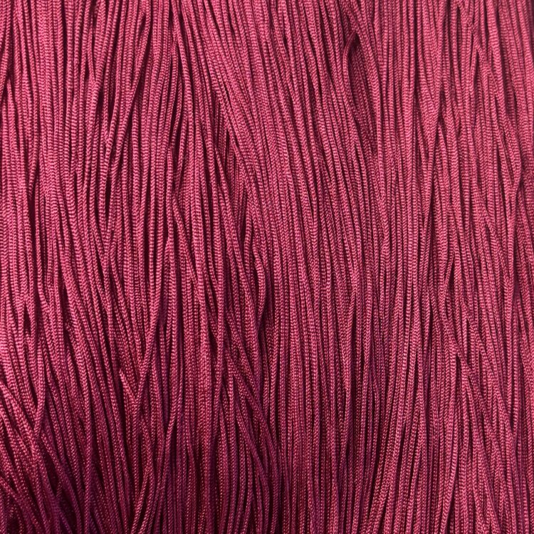 Stretch Fringing 30cm - Wine