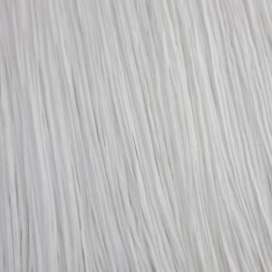 Stretch Fringing 30cm - White