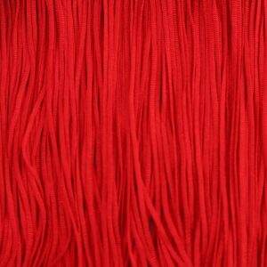 Stretch Fringing 30cm - Red