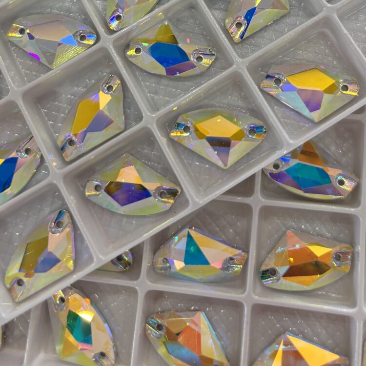 Galactic Flat Backs  Non - Hotfix Crystal AB