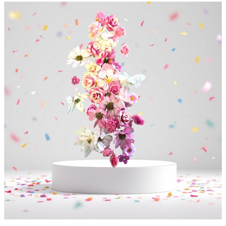 Flowers mix of pinks -50 pieces