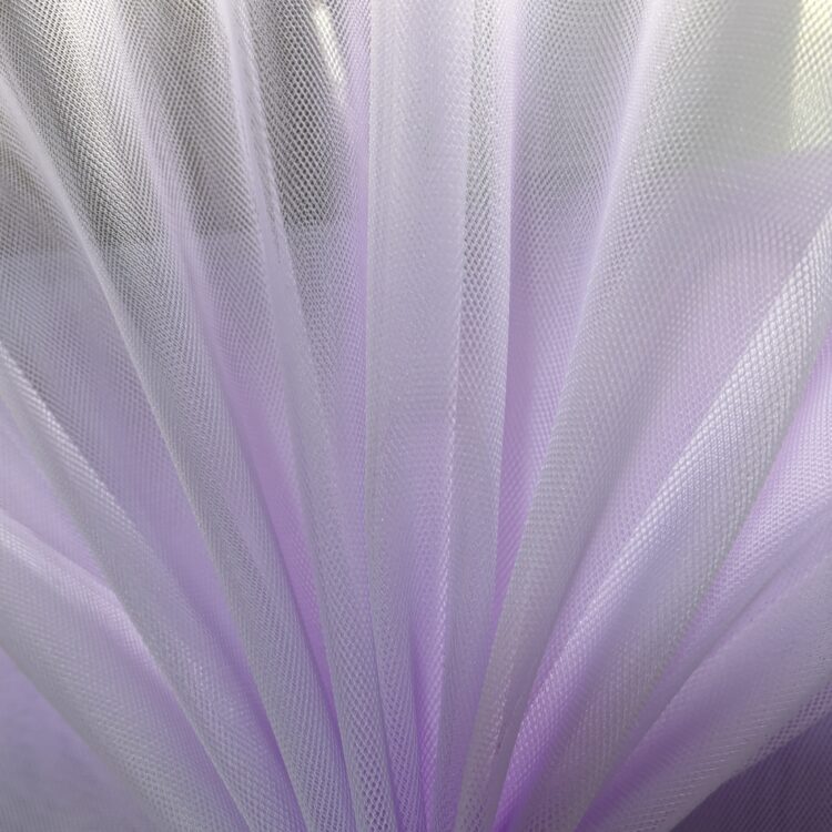Italian Net (Contains Formaldehyde, 150cm Wide) - Llilla Fiore (lilac), 40 Denier
