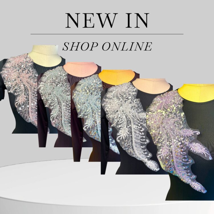 Lilah  Applique patch beaded - 5 colours available