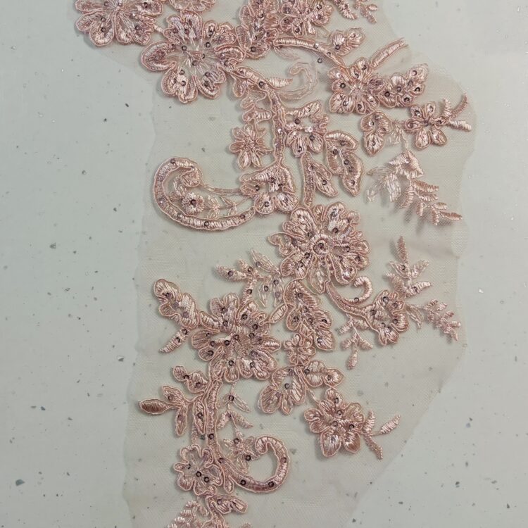 Large Pink sequin patch - 17.5" x 7"