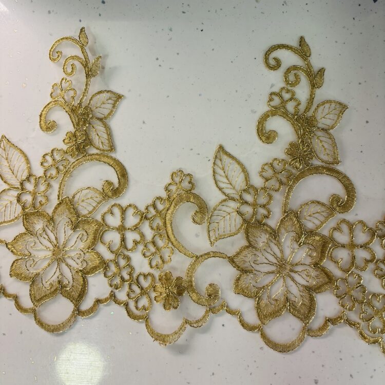 Gold Applique Trim - meter