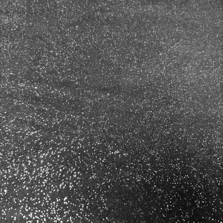 Black Speciality Glitter 4 Way Stretch Lycra