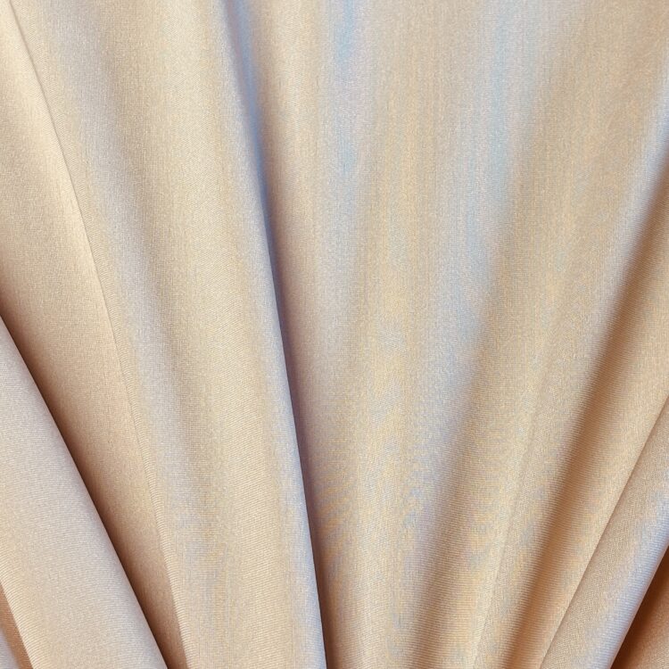 Silky feel 4 way stretch lycra- Champagne