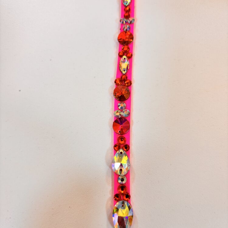 Sparking rhinestone hair strip