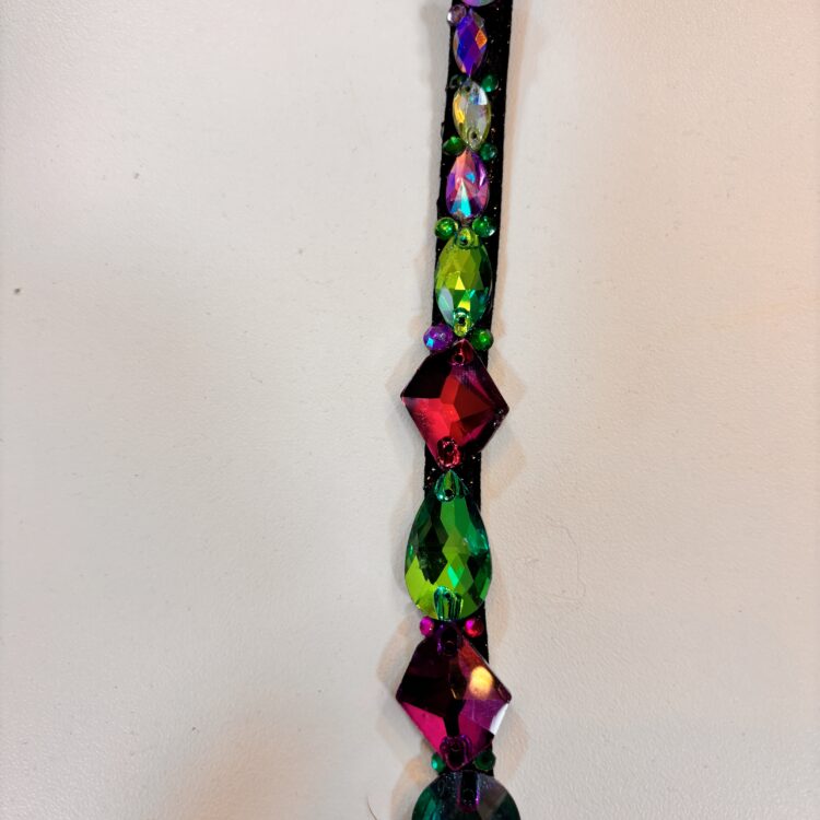 Sparking rhinestone hair strip