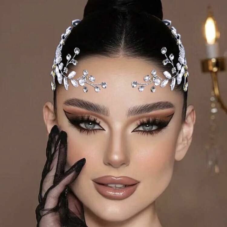 Clear Crystal Hair Accessory (2 piece)