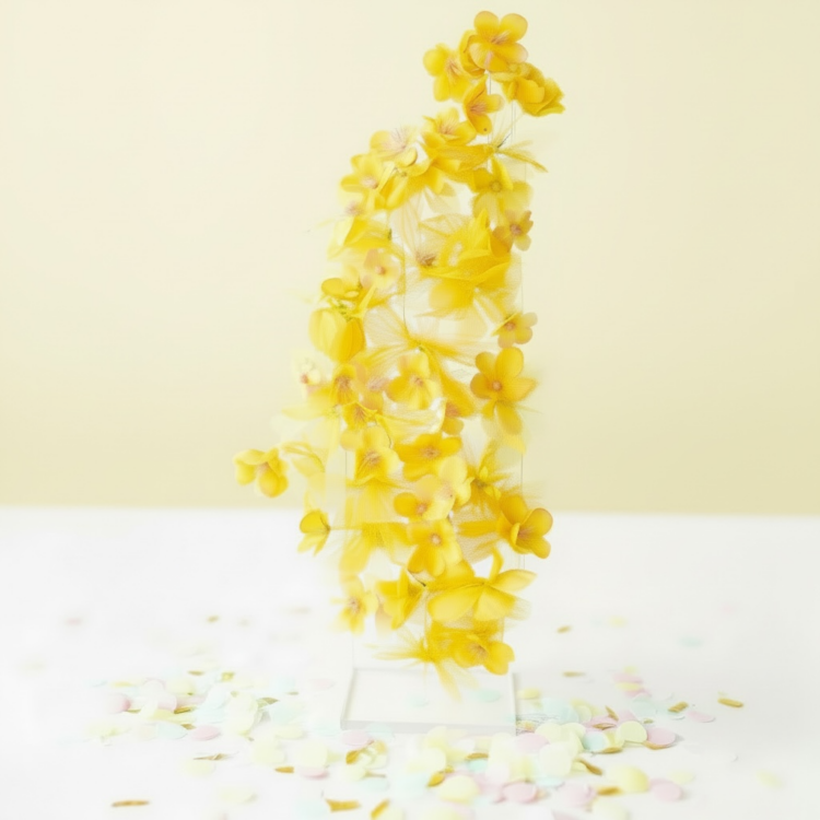 Flowers mix of Yellows - 50 pieces