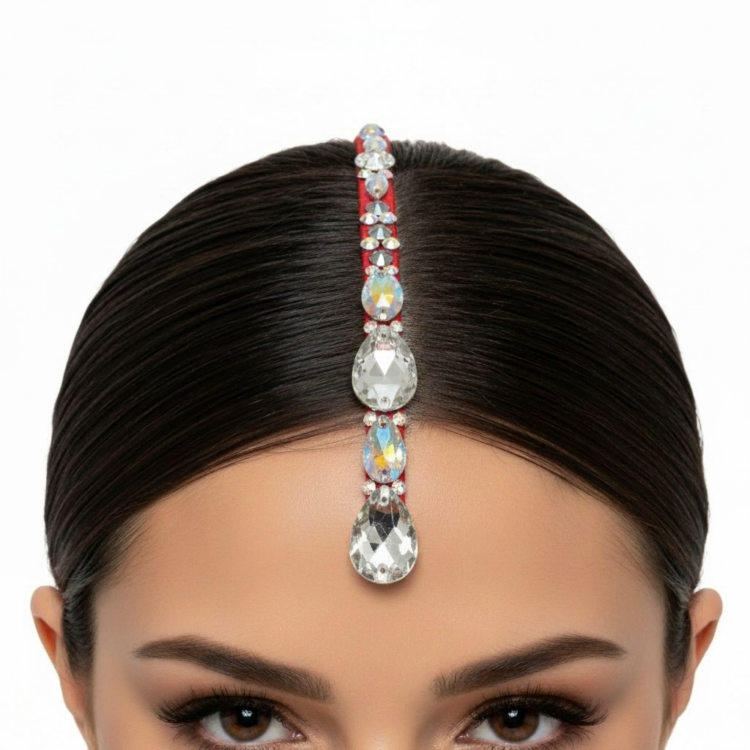 Sparkling rhinestone hair strip