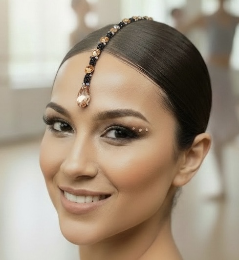 Sparkling rhinestone hair strip