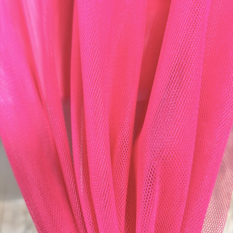 3 meter wide Italian Net (contains Formaldehyde) -Cherry - 40 Denier