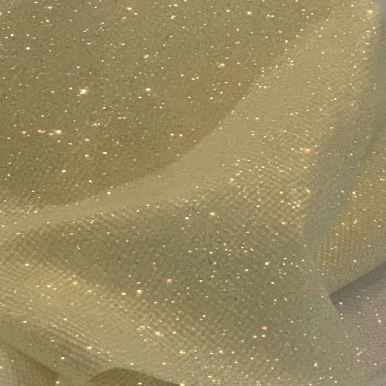 'I'm So Fancy' Starlight Glitter Tulle - Gold
