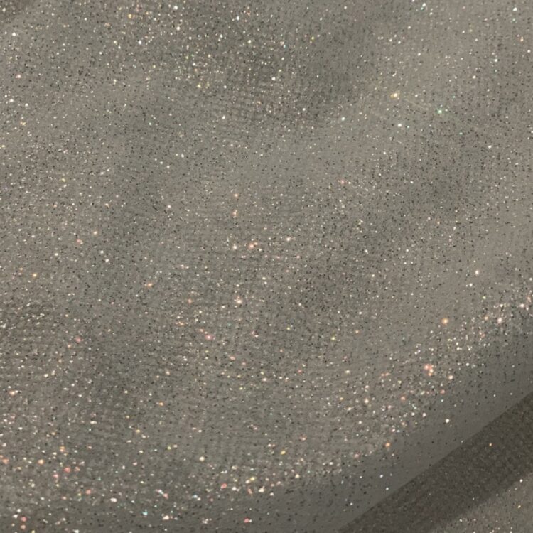 'Im So Fancy' starlight Glitter Tulle - White/Silver