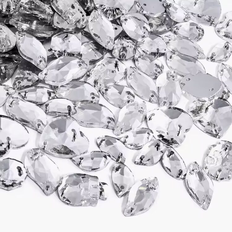 Large mixed stones - clear