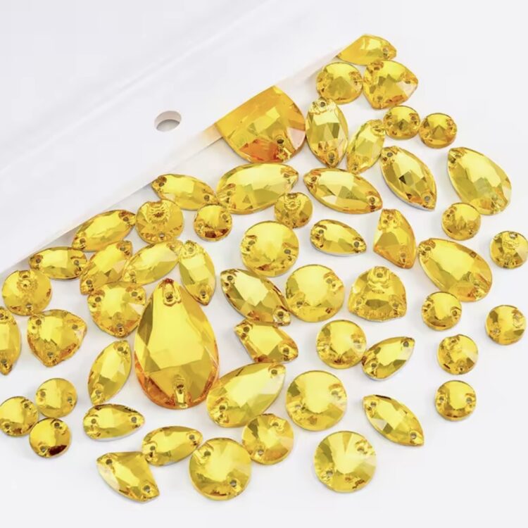 Large mixed stones - Citrine