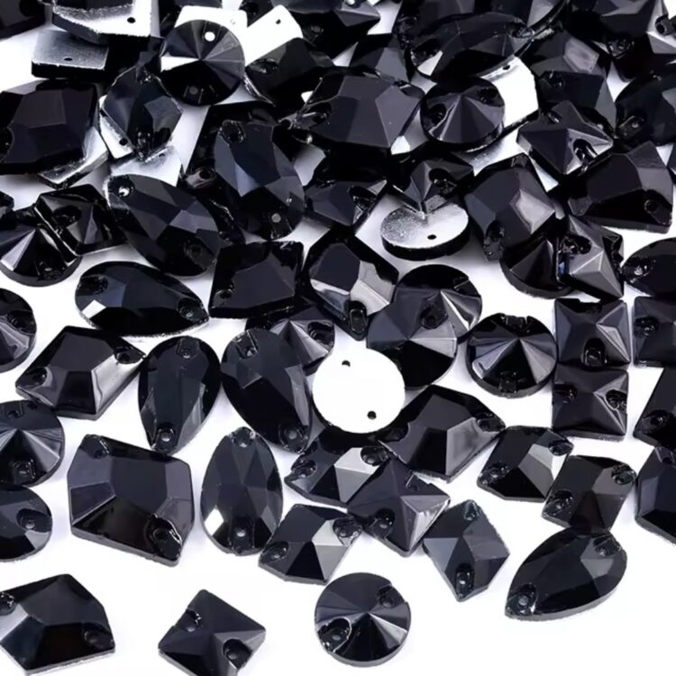 Large Mixed Stones - Jet